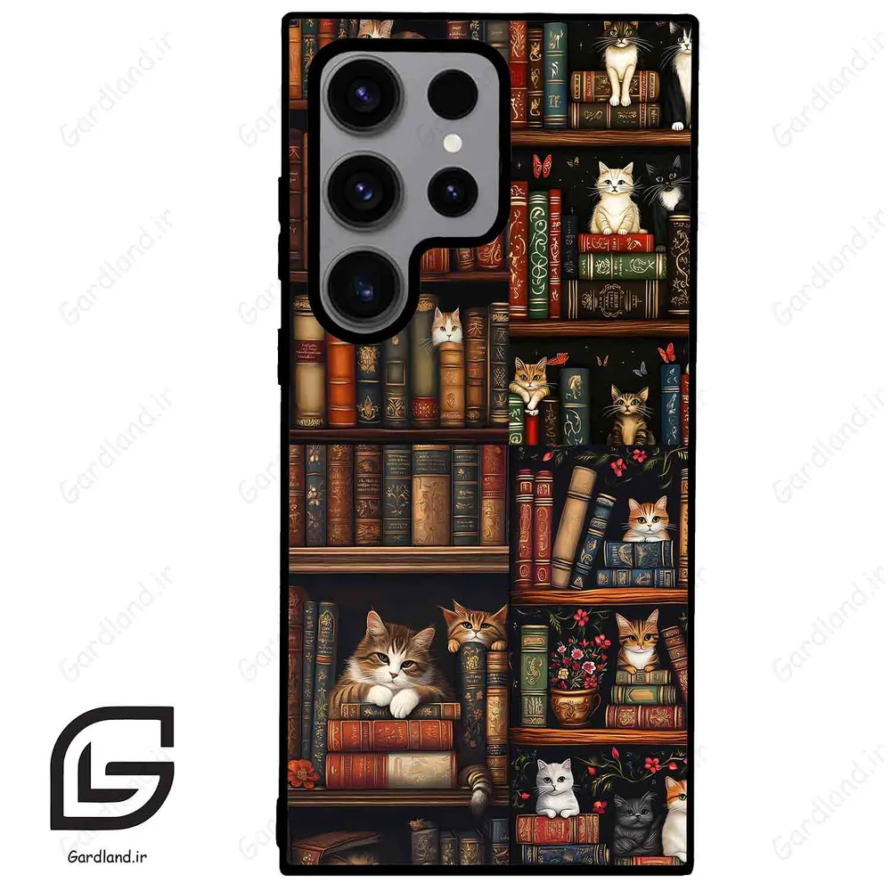 قاب گوشی سامسونگ اس 23 اولترا (Galaxy S23 Ultra ) طرح کتابخانه کد 2532