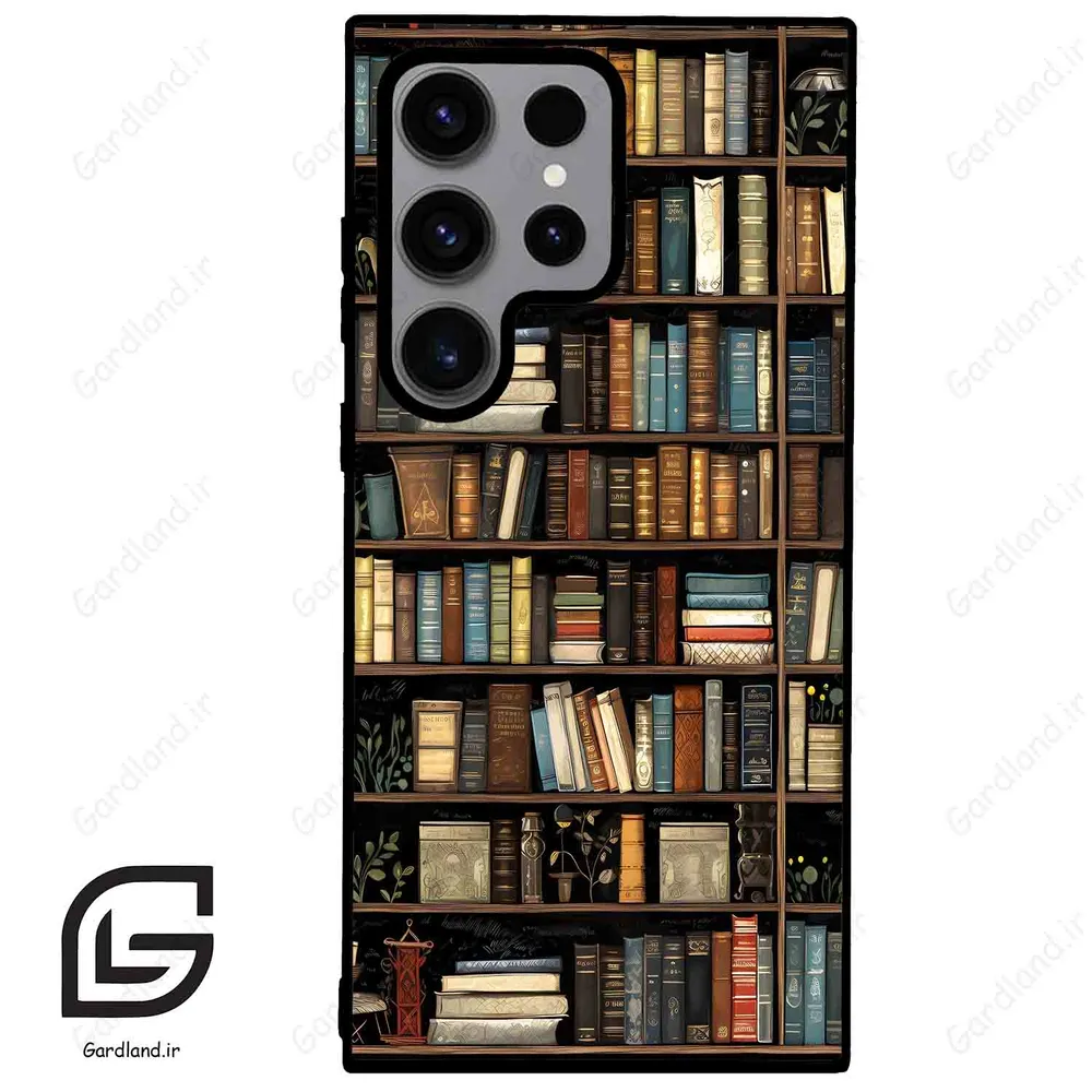 قاب گوشی سامسونگ اس 23 اولترا (Galaxy S23 Ultra ) طرح کتابخانه کد 2533
