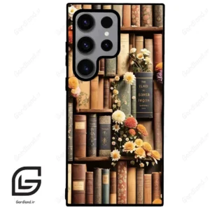 قاب گوشی سامسونگ اس 23 اولترا (Galaxy S23 Ultra ) طرح کتابخانه کد 2534