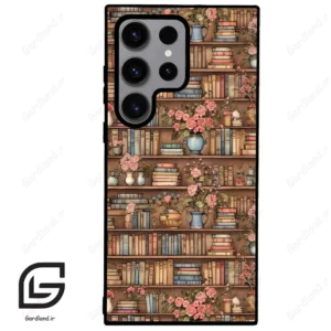 قاب گوشی سامسونگ اس 23 اولترا (Galaxy S23 Ultra ) طرح کتابخانه کد 2535