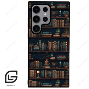 قاب گوشی سامسونگ اس 23 اولترا (Galaxy S23 Ultra ) طرح کتابخانه کد 2536