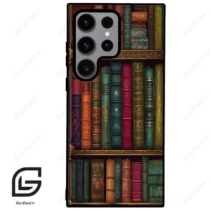 قاب گوشی سامسونگ اس 23 اولترا (Galaxy S23 Ultra ) طرح کتابخانه کد 2538