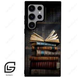قاب گوشی سامسونگ اس 23 اولترا (Galaxy S23 Ultra ) طرح کتابخانه کد 2539