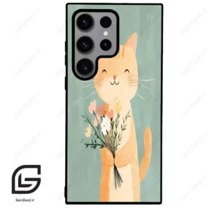 قاب گوشی سامسونگ اس 23 اولترا (Galaxy S23 Ultra ) طرح گربه کد 2619