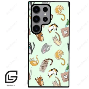 قاب گوشی سامسونگ اس 23 اولترا (Galaxy S23 Ultra ) طرح گربه کد 2622