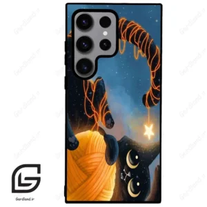 قاب گوشی سامسونگ اس 23 اولترا (Galaxy S23 Ultra ) طرح گربه کد 2654