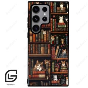 قاب گوشی سامسونگ اس 23 اولترا (Galaxy S23 Ultra ) طرح کتابخانه کد 2675