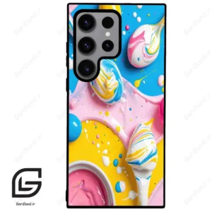 قاب گوشی سامسونگ اس 23 اولترا (Galaxy S23 Ultra ) طرح رنگارنگ کد 2793