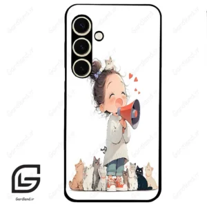 قاب گوشی سامسونگ اس 24 نرمال (Galaxy S24 5G ) طرح دخترانه کد 2027