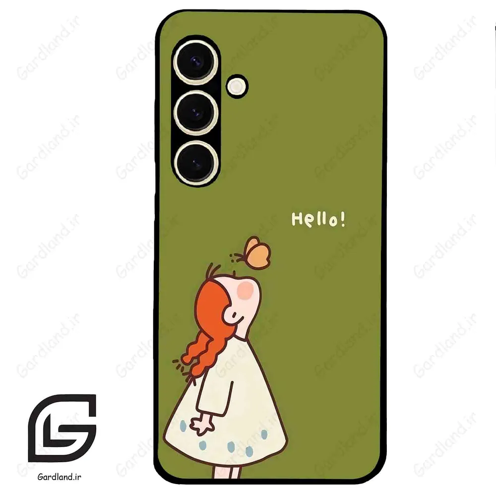 قاب گوشی سامسونگ اس 24 نرمال (Galaxy S24 5G ) طرح دخترانه کد 2044