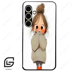 قاب گوشی سامسونگ اس 24 نرمال (Galaxy S24 5G ) طرح دخترانه کد 2054