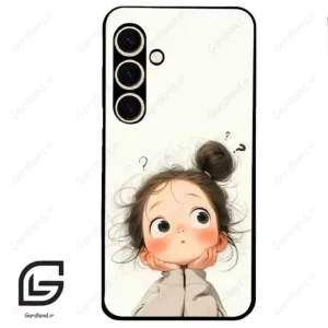 قاب گوشی سامسونگ اس 24 نرمال (Galaxy S24 5G ) طرح دخترانه کد 2056