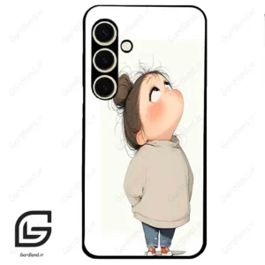 قاب گوشی سامسونگ اس 24 نرمال (Galaxy S24 5G ) طرح دختر کد 2057