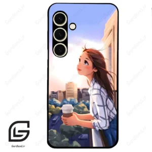 قاب گوشی سامسونگ اس 24 نرمال (Galaxy S24 5G ) طرح دخترانه کد 2086