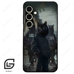 قاب گوشی سامسونگ اس 24 نرمال (Galaxy S24 5G ) طرح گربه کد 2091