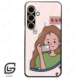 قاب گوشی سامسونگ اس 24 نرمال (Galaxy S24 5G ) طرح دخترانه کد 2141