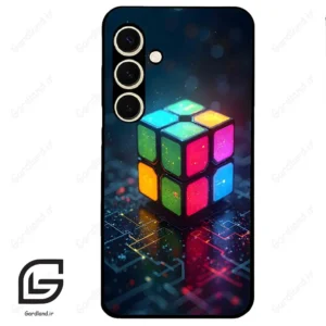قاب گوشی سامسونگ اس 24 نرمال (Galaxy S24 5G ) طرح مکعب کد 2222