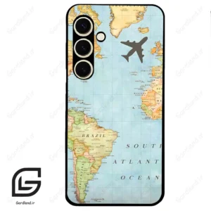 قاب گوشی سامسونگ اس 24 نرمال (Galaxy S24 5G ) طرح نقشه کد 2243