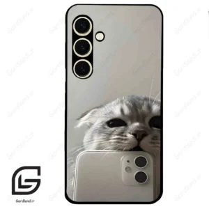 قاب گوشی سامسونگ اس 24 نرمال (Galaxy S24 5G ) طرح گربه کد 2246