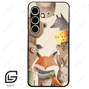 قاب گوشی سامسونگ اس 24 نرمال (Galaxy S24 5G ) طرح حیوانات کد 2338