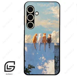 قاب گوشی سامسونگ اس 24 نرمال (Galaxy S24 5G ) طرح گربه کد 2367