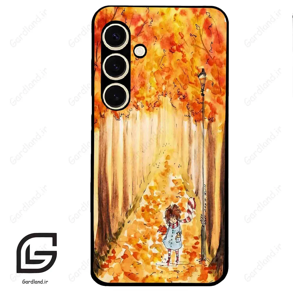 قاب گوشی سامسونگ اس 24 نرمال (Galaxy S24 5G ) طرح پاییزی کد 2386