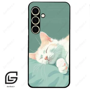قاب گوشی سامسونگ اس 24 نرمال (Galaxy S24 5G ) طرح گربه کد 2403