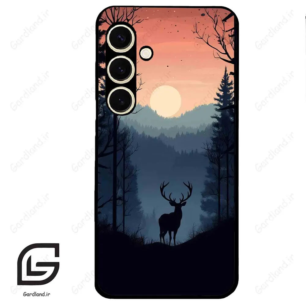 قاب گوشی سامسونگ اس 24 نرمال (Galaxy S24 5G ) طرح گوزن کد 2406