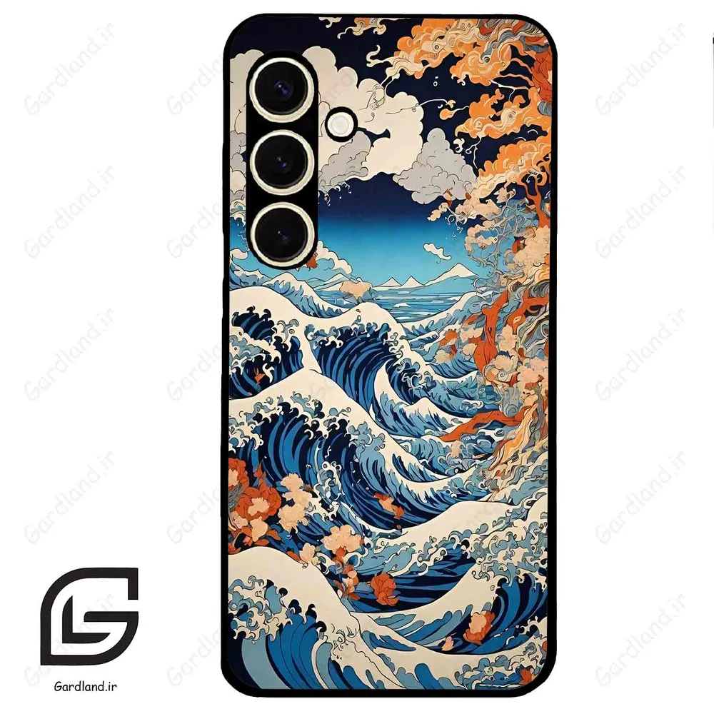 قاب گوشی سامسونگ اس 24 نرمال (Galaxy S24 5G ) طرح موج کد 2418