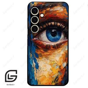 قاب گوشی سامسونگ اس 24 نرمال (Galaxy S24 5G ) طرح چشم کد 2435
