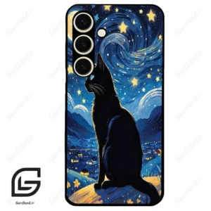 قاب گوشی سامسونگ اس 24 نرمال (Galaxy S24 5G ) طرح گربه کد 2438