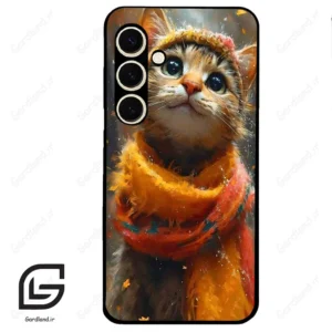 قاب گوشی سامسونگ اس 24 نرمال (Galaxy S24 5G ) طرح گربه کد 2440