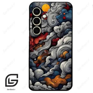 قاب گوشی سامسونگ اس 24 نرمال (Galaxy S24 5G ) طرح ابرنگی کد 2448
