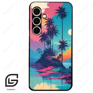 قاب گوشی سامسونگ اس 24 نرمال (Galaxy S24 5G ) طرح جزیره کد 2461
