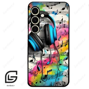 قاب گوشی سامسونگ اس 24 نرمال (Galaxy S24 5G ) طرح موسیقی کد 2482