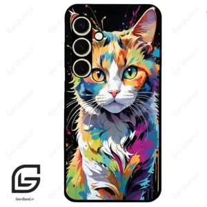 قاب گوشی سامسونگ اس 24 نرمال (Galaxy S24 5G ) طرح گربه کد 2483