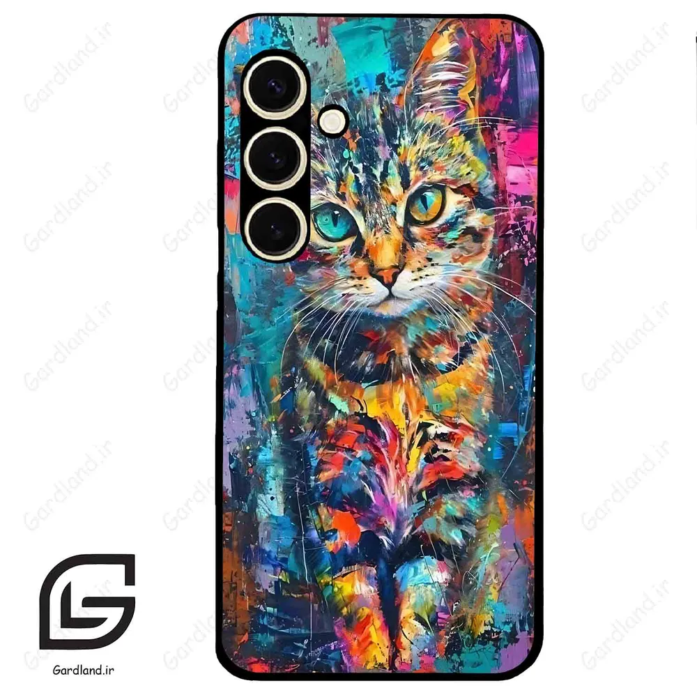 قاب گوشی سامسونگ اس 24 نرمال (Galaxy S24 5G ) طرح گربه کد 2488