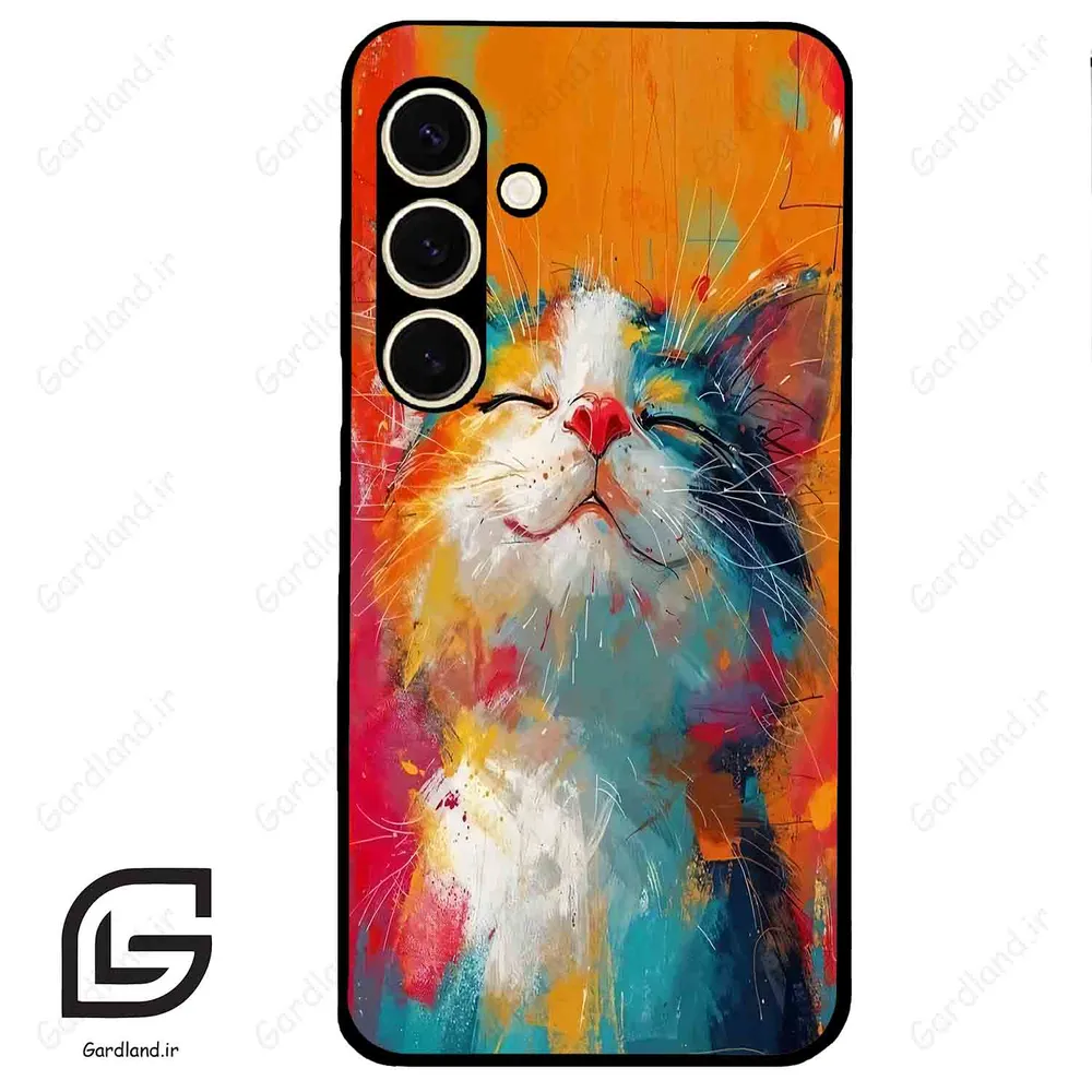 قاب گوشی سامسونگ اس 24 نرمال (Galaxy S24 5G ) طرح گربه کد 2489