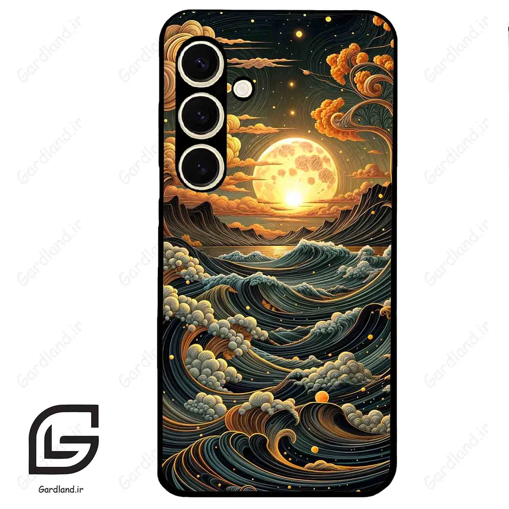 قاب گوشی سامسونگ اس 24 نرمال (Galaxy S24 5G ) طرح غروب کد 2505