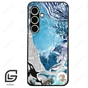 قاب گوشی سامسونگ اس 24 نرمال (Galaxy S24 5G ) طرح دریا کد 2516