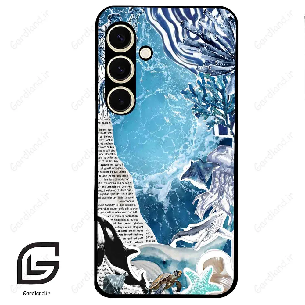 قاب گوشی سامسونگ اس 24 نرمال (Galaxy S24 5G ) طرح دریا کد 2516