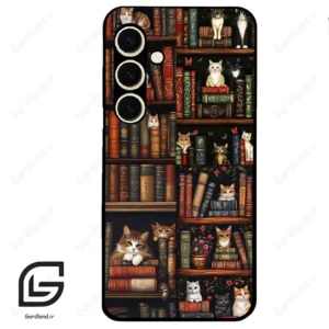 قاب گوشی سامسونگ اس 24 نرمال (Galaxy S24 5G ) طرح کتابخانه کد 2532
