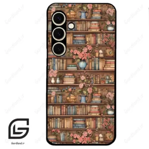 قاب گوشی سامسونگ اس 24 نرمال (Galaxy S24 5G ) طرح کتابخانه کد 2535