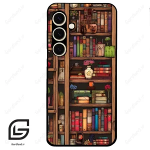 قاب گوشی سامسونگ اس 24 نرمال (Galaxy S24 5G ) طرح کتابخانه کد 2537