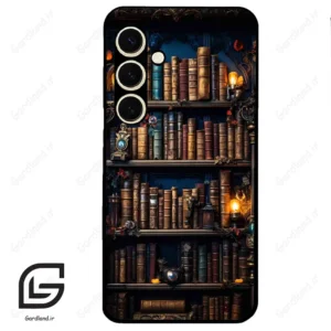 قاب گوشی سامسونگ اس 24 نرمال (Galaxy S24 5G ) طرح کتابخانه کد 2541