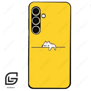 قاب گوشی سامسونگ اس 24 نرمال (Galaxy S24 5G ) طرح گربه کد 2550