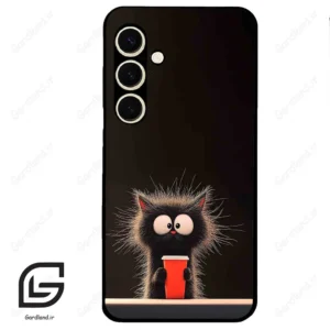 قاب گوشی سامسونگ اس 24 نرمال (Galaxy S24 5G ) طرح گربه کد 2580