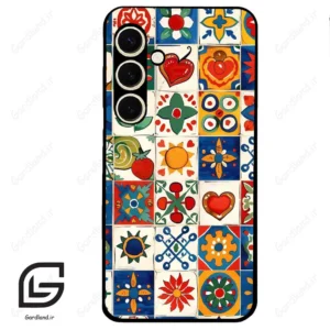 قاب گوشی سامسونگ اس 24 نرمال (Galaxy S24 5G ) طرح کاشی کد 2594