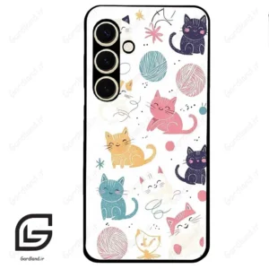 قاب گوشی سامسونگ اس 24 نرمال (Galaxy S24 5G ) طرح گربه کد 2620