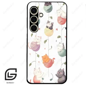 قاب گوشی سامسونگ اس 24 نرمال (Galaxy S24 5G ) طرح گربه کد 2633